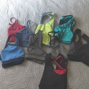 Large lot training/sport preteen bras